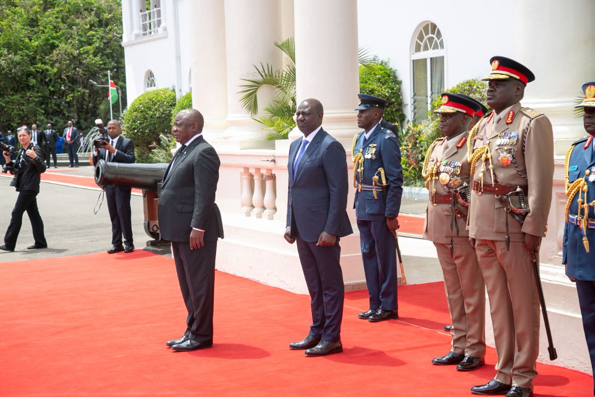 President William Ruto: 'Kenyans holding ordinary passports will be allowed to enter South Africa on a visa-free regime for up to 90 days per calendar year.'