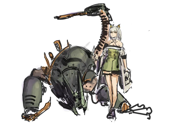 Kal'tsit and Talos Pain Engine 