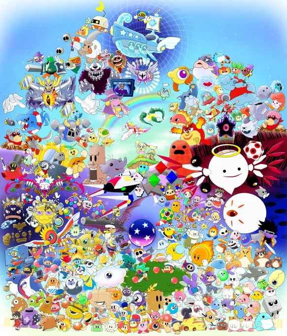 #星のカービィ30周年を365日祝いたいチャレンジ海外版ではKey Deeというらしいね。え?きみワドルディの亜種だったん? 