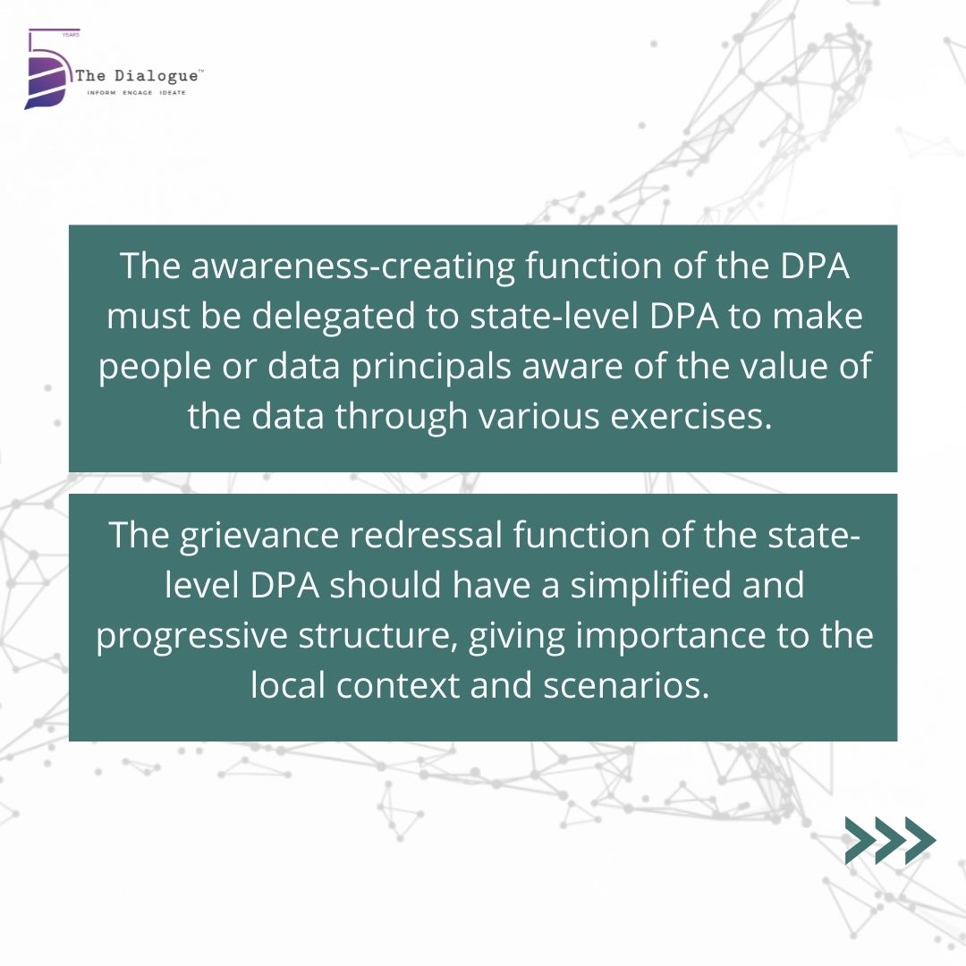 _DialogueIndia's tweet photo. 📝 #KeyRecommendations: 📲 Swipe to know our authors' (@kameshsshekar, @KartVenkatesh & @shefali_m21) recommendation on the quasi-federal institutional design of the DPA.
➡️ Read the report here - https://t.co/wwRWAR3Ouu. https://t.co/sdZkCh4Teq