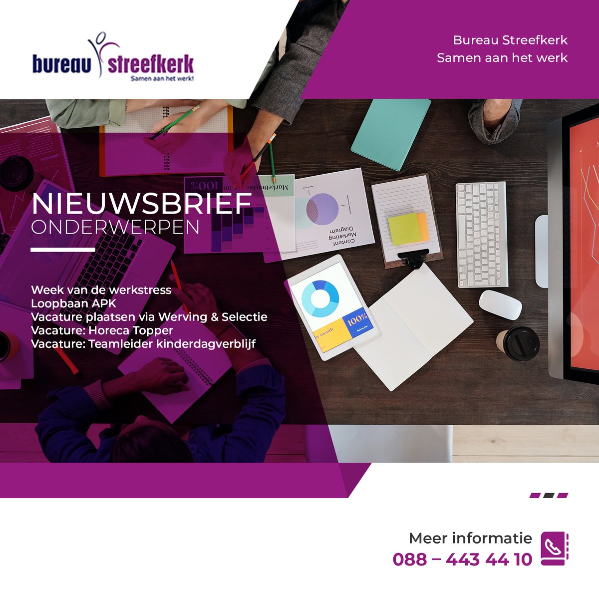 Nieuwsbrief: Week van de werkstress | Gezocht Horeca Topper en Teamleider - mailchi.mp/5fa3b72f72d3/t… #nieuwsbrief #werkstress