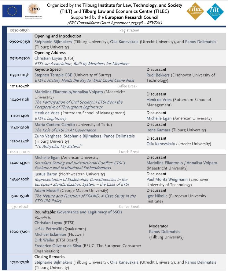 Calling all #PhDs working in #European #Standardisation System for #PosterPresentation on 23/11/22 during our #Workshop on ETSI. Hurry! Only 2 spots left! Apply @ project.reveal@tilburguniversity.edu by 11/11/22.

📜: tilburguniversity.edu/about/schools/…

#phdchat #academicchatter #phd