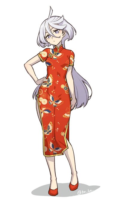「china dress red dress」 illustration images(Popular)