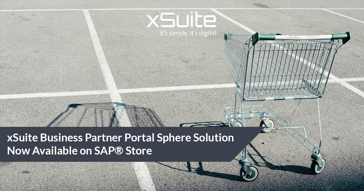 We are in the SAP Store! The Business Partner Portal Sphere is now available in the SAP Store and has passed the required Application Readiness Check. Read the press release ➡ xsuite.com/en/about-xsuit…