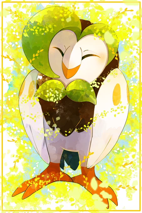 図鑑No.723 フクスロー #LKのポケモンずかん 