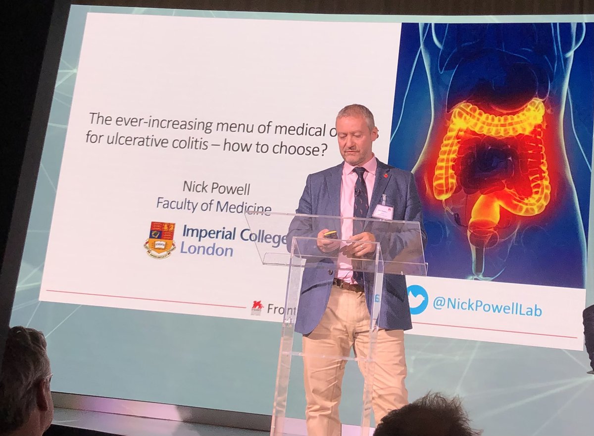 The ever-increasing menu of medical options for ulcerative colitis – how to choose? Nick Powell shares his expertise and experience with the #stmarksfrontiers audience @AM_colorectal @philtozer1