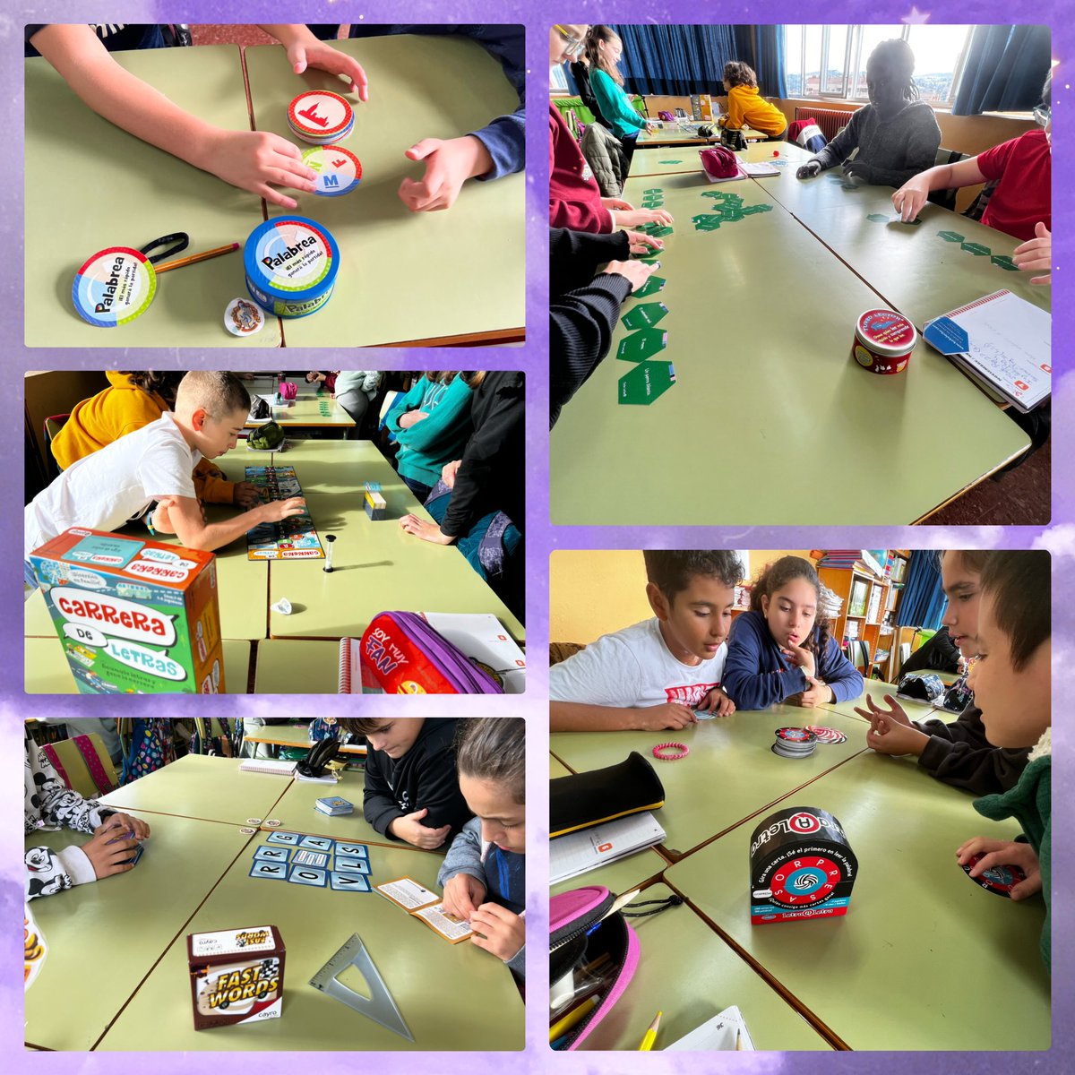 juanffv's tweet photo. Hoy toca repasar lengua y vocabulario jugando un poco #diversión #aprendizaje #palabrea #turbolector #letraaletra #fastwords #carreradeletras Estaciones de juegos ¿jugamos? @Educastur @zacatrus @CpGermanfe @CPROviedo https://t.co/YnvjaGG6YV