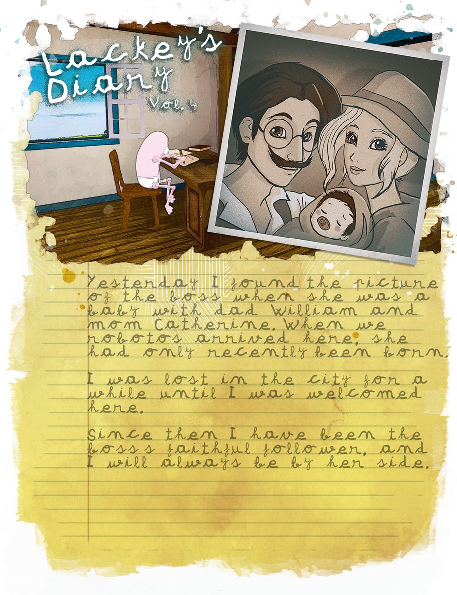 NotSoGreatTeam's tweet photo. The lackey has found a photo of Aurora as a newborn, and remembers how he ended up living with her (๑˃̵ᴗ˂̵).
#indiedev #AurorasJourney #Lackey #Indiegame #PitifulLackey #Halloween #indiedeveloper https://t.co/0jG4AcTrGf