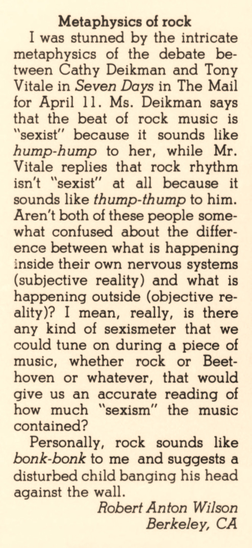 Robert Anton Wilson Archives tweet media