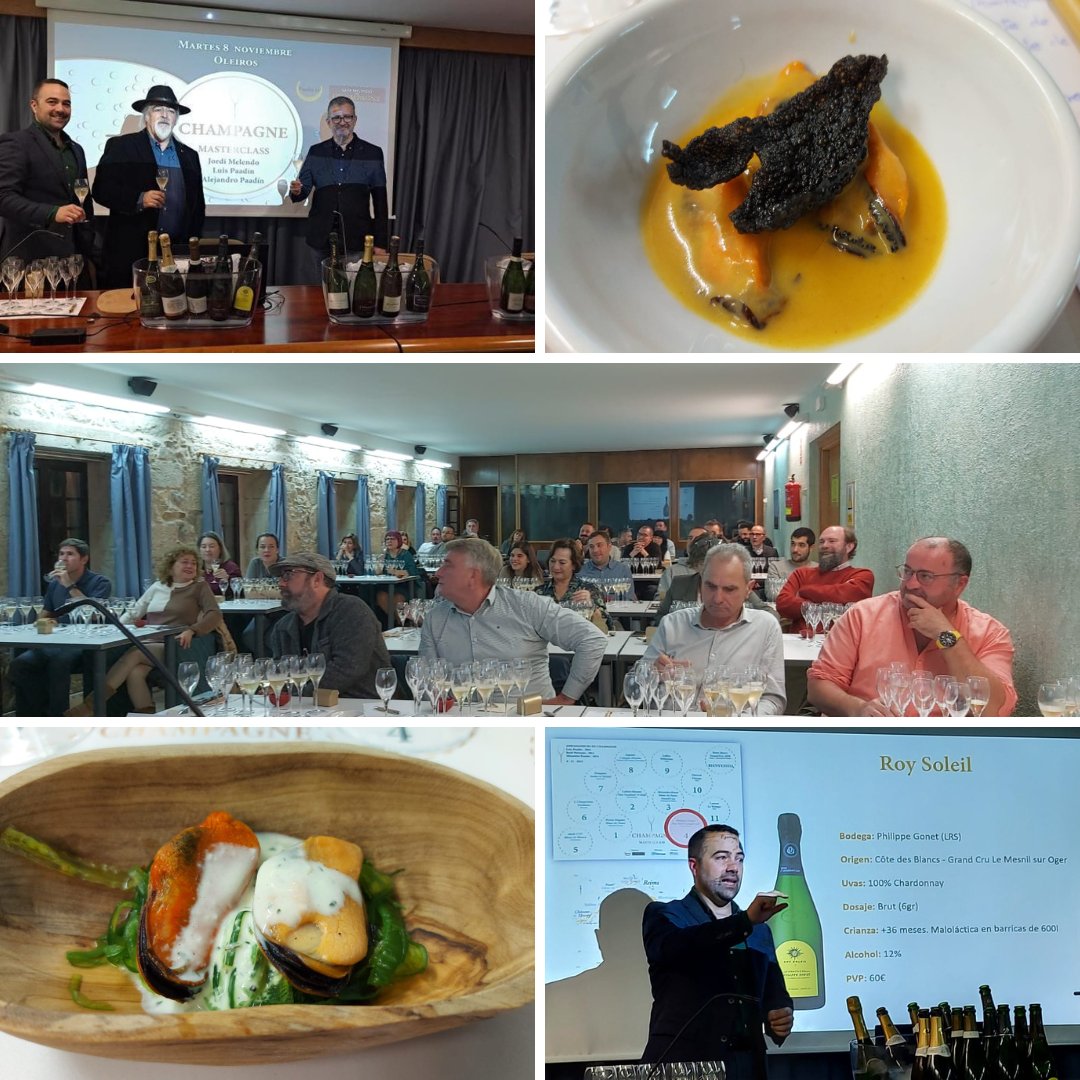 ¡¡Espectacular!! a combinación das burbullas francesas cos deliciosos bocados de mexillón preparados polo chef <a href="/miguelmosteiro/">Miguel Mosteiro diaz</a> fixo que a xornada celebrada no Castelo de Santa Cruz, desprendera un aire de glamour e distinción.