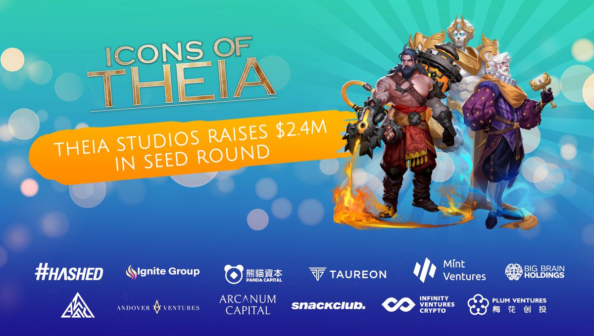 IconsOfTheia's tweet image. 🔥The company behind Icons of Theia, Theia Studios secures $2.4M to create a decentralized modding platform intended to revolutionize strategy games 🔥