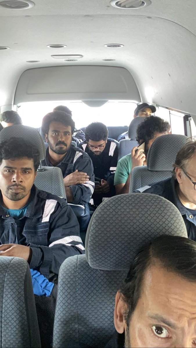 #heroicidun Crew being moved back to ship with orders to sail to Nigeria despite applications in Federal Court for declaration that this is breach of their human rights under the Nigerian Constitution