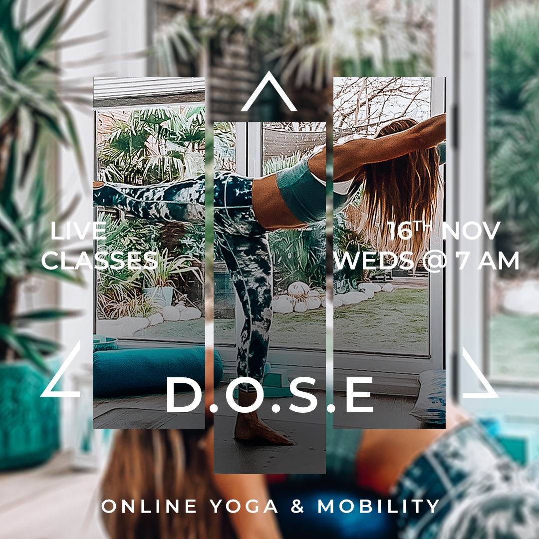 This time. Next week.
Join me on the mat, Wednesday next week at 7 am for your mid-week D.O.S.E of wellness.⁠
⁠
Enjoy a 30-min live flow to awaken the body, mobilise the mind and ease off stiff limbs, aches and pains...⁠
⁠
Signup: flotality.co.uk/online-yoga-uk/⁠
⁠