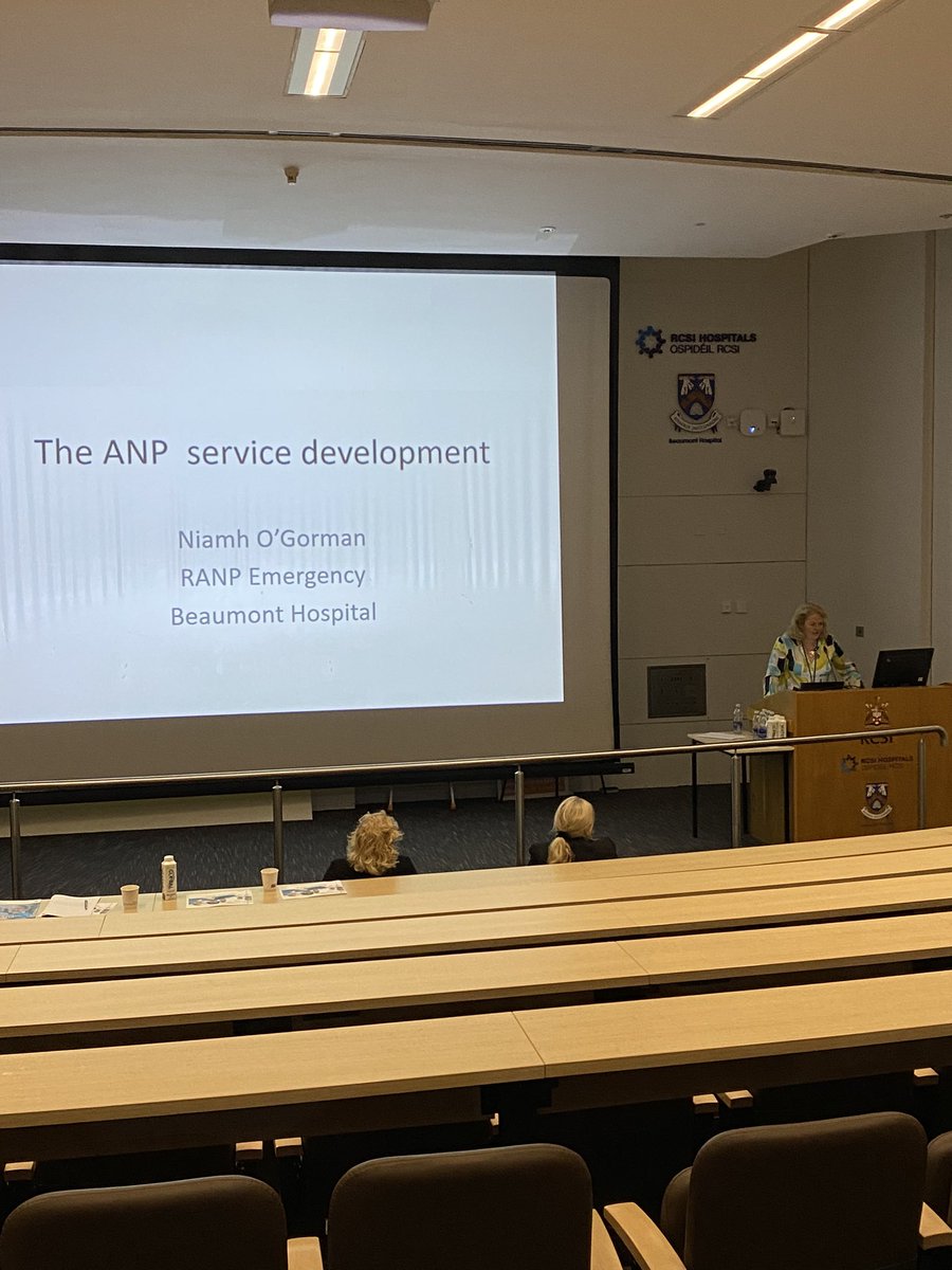 RCSI Hospital group grand rounds. Our own Niamh O’Gorman,minor injuries ANP giving an excellent presentation today.