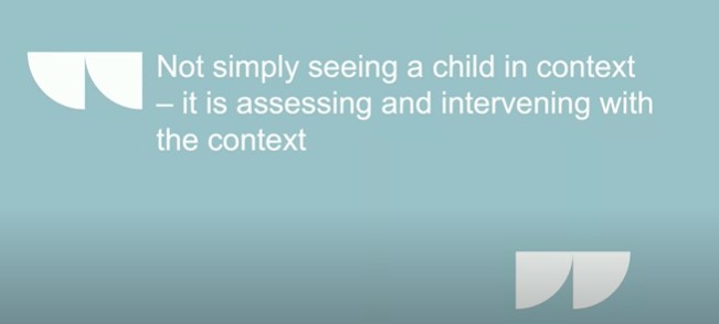 Learning point from 2nd session: Contextual safeguarding is not just understanding but INTERVENING in context and is the responsibility of all involved in safeguarding CYP #RCPCHyouth22