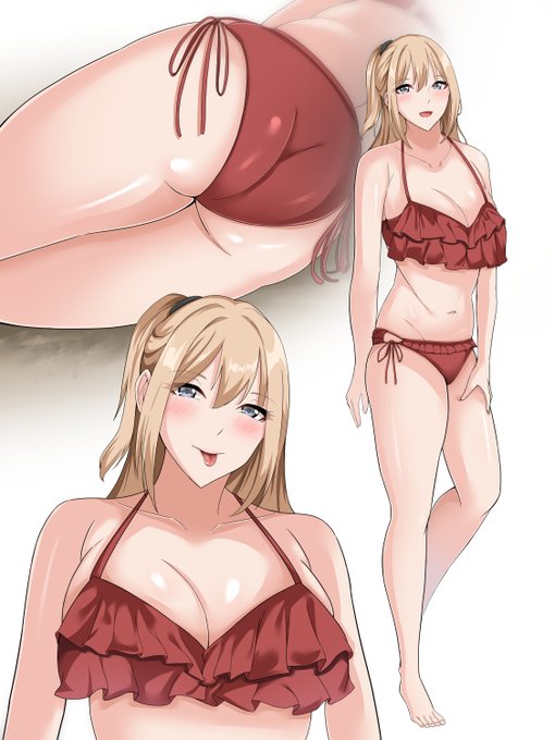 後輩ちゃんと海にやってきた 