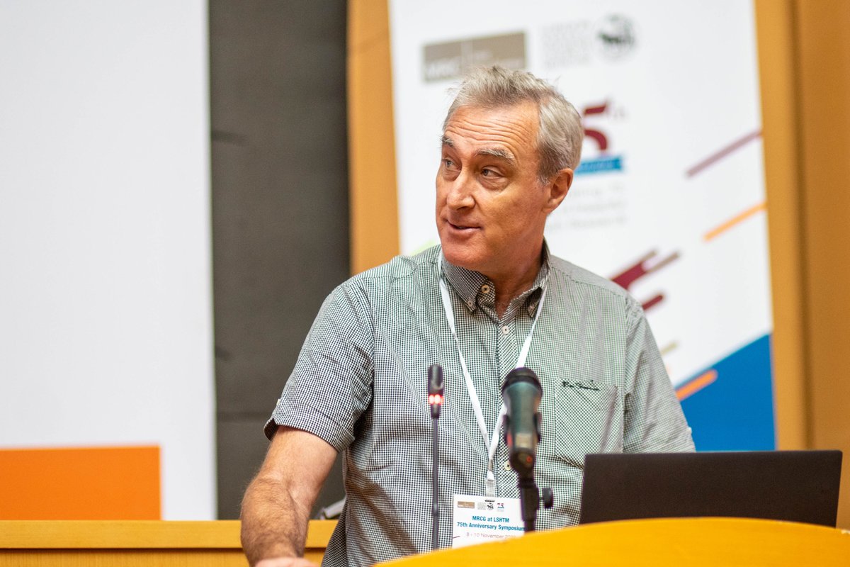 Speaking on “Genomic Tools and Approaches for Preparedness and Response To Disease Outbreak” Prof David Conway, <a href="/LSHTM/">London School of Hygiene & Tropical Medicine</a> 

#MRCGat75 #MRCGatLSHTMImpact
