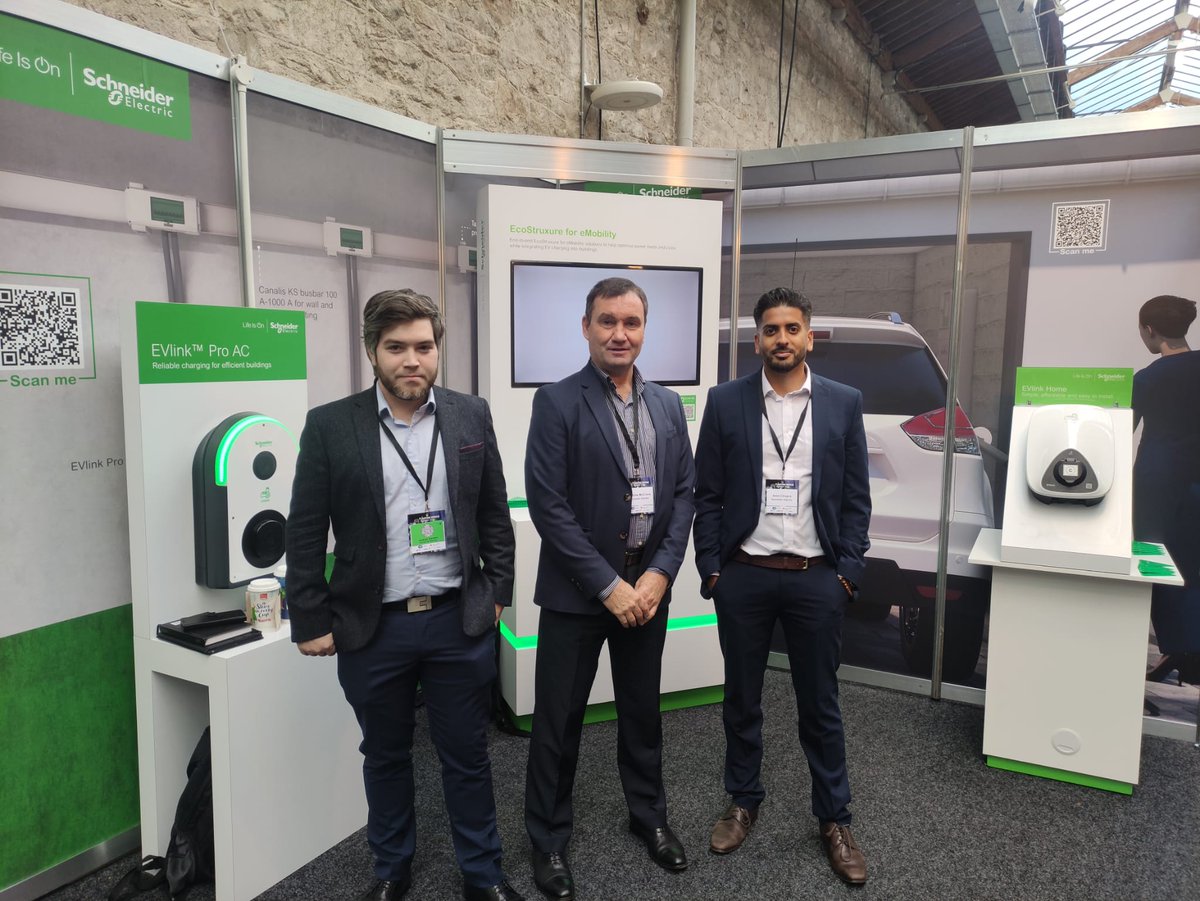 gillianmc898's tweet photo. Having some great chats about our residential and commercial chargers as well as our full suite of software and services to support installation, operation and maintenance of your charger network.
#evlink #ecostruxureforemobility https://t.co/9GvTSD1SyU