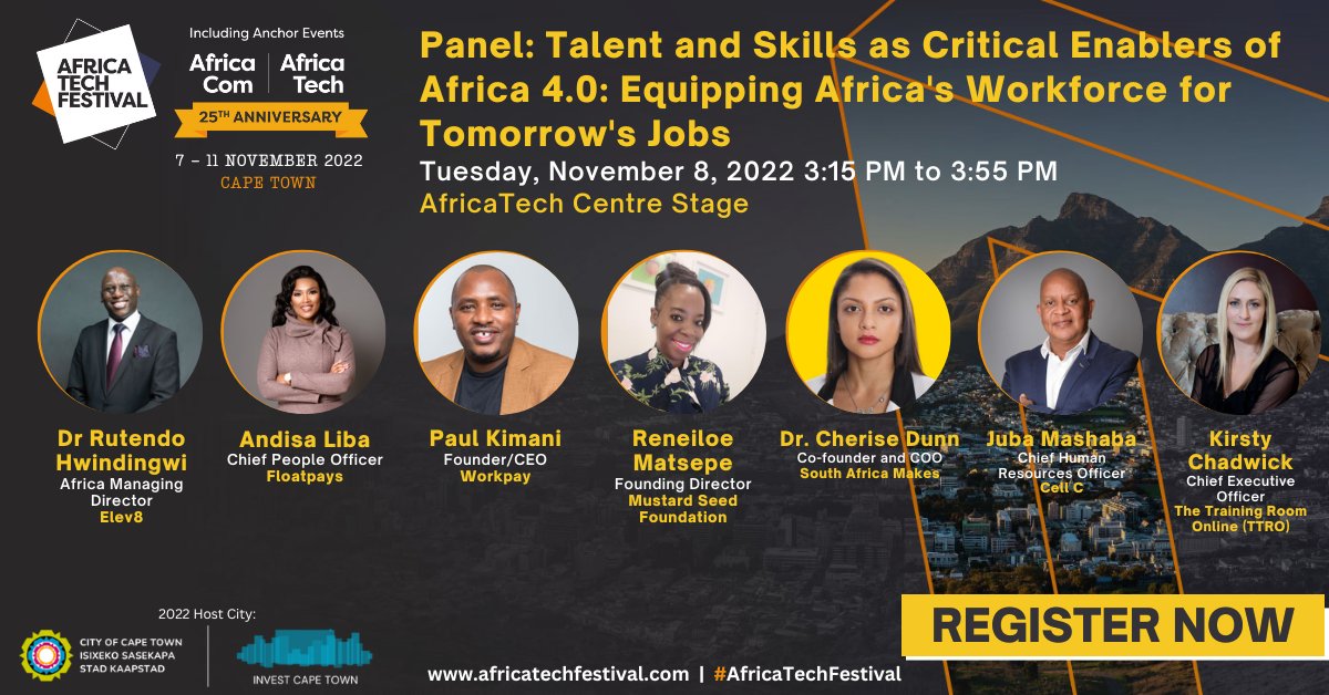 africatechfest's tweet photo. ⏰ 1 hour to go ⏰
#AfricaTechFestival Panel: Connectivity in Focus: #4G, #5G, and Africa’s #NetworkMigration!
@juanita_clark @TESPOK_KENYA @BaylisAfrica @Fion10 @tmcel_mz https://t.co/rpZBbpDUJB