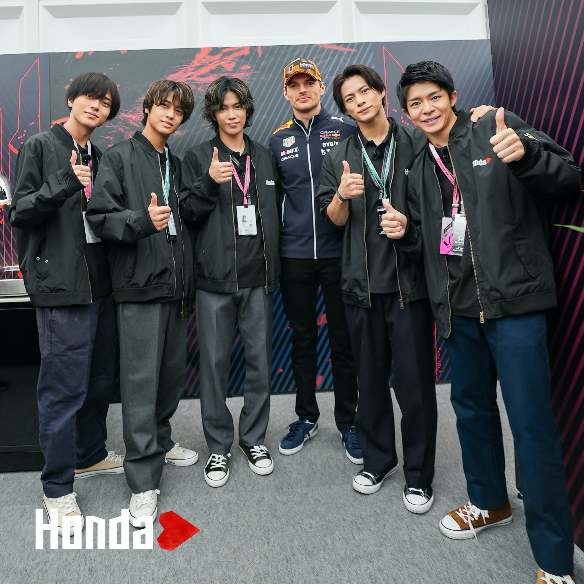 Hondaハートパーカーブラック Lサイズキンプリ King & Prince