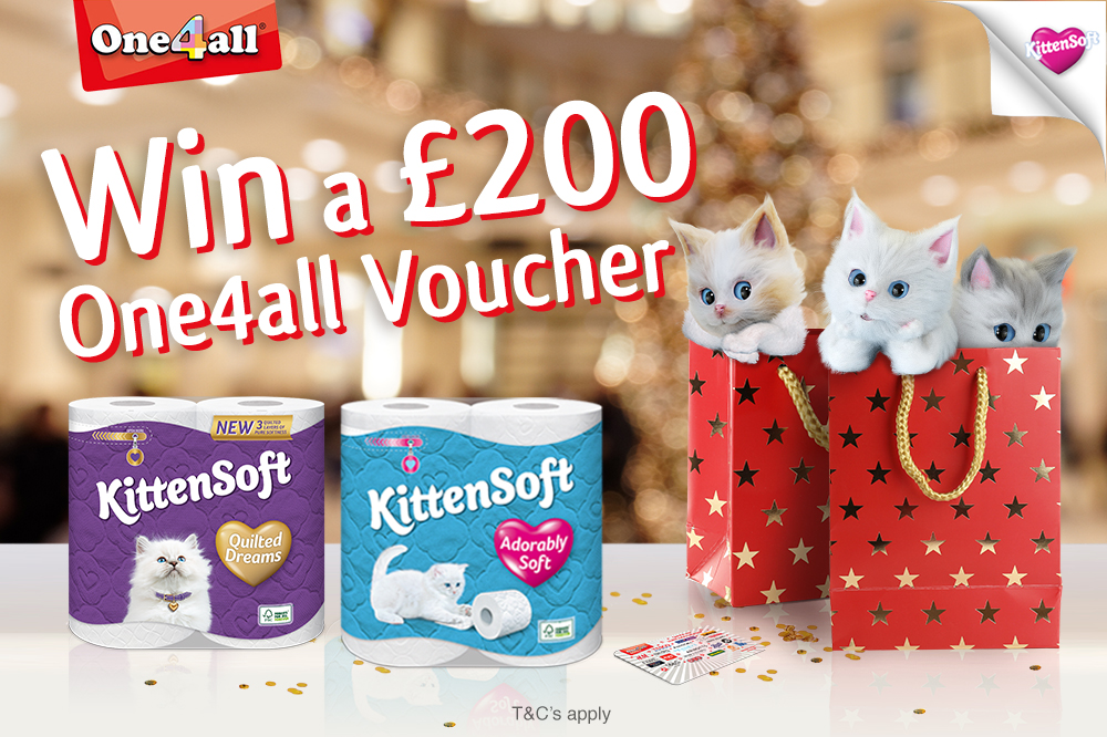 We’ve teamed up with Kittensoft to give you the chance to win 1 of 2 £200 One4all vouchers!  

To enter, like this post and let us know what you would buy in the comments! 

Click here for full T&amp;Cs and website entry: bit.ly/3DRrJvD  
Competition closes at 23.59 04/12/22