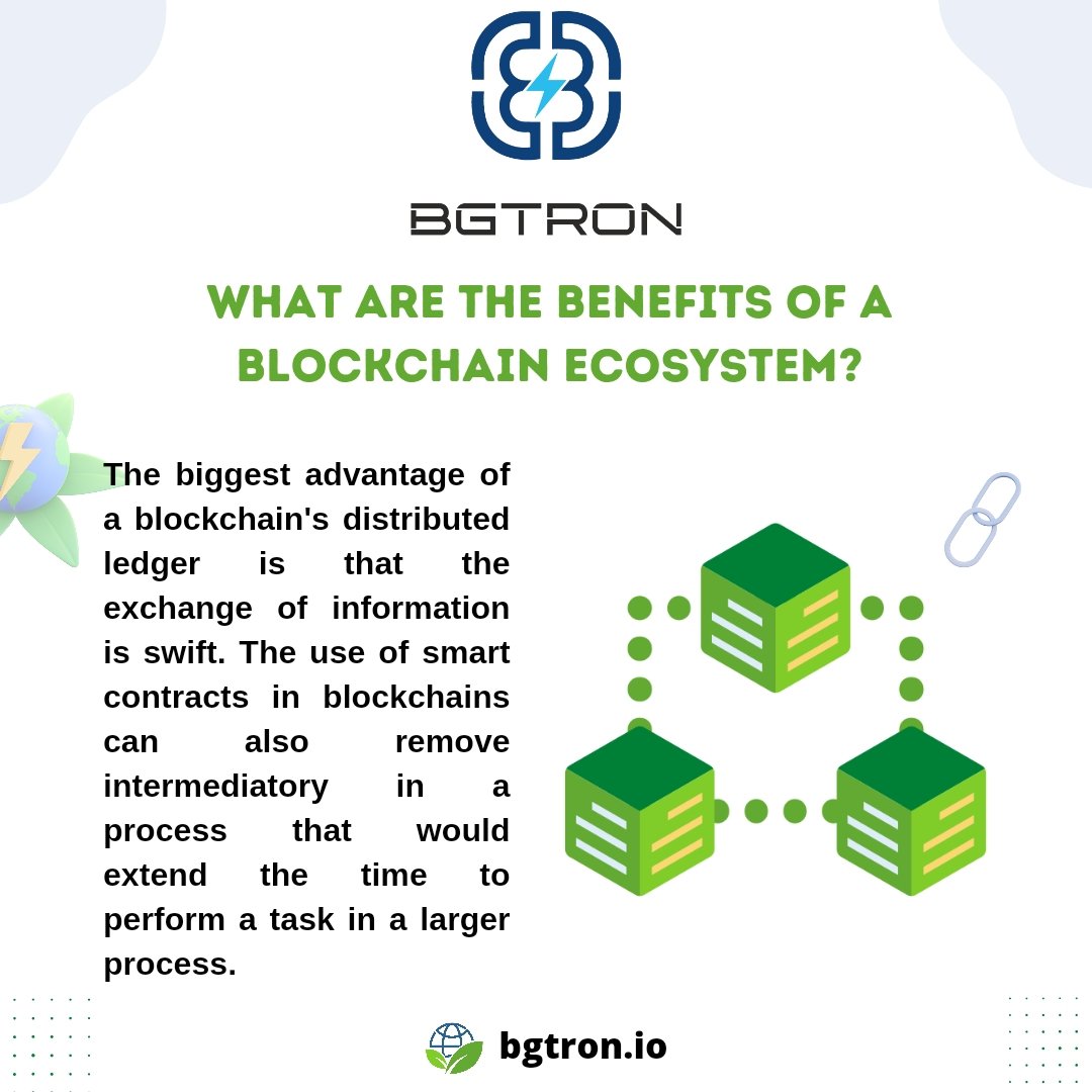 What are the benefits of a Blockchain ecosystem?

🚀 bgtron.io
<a href="/bgtronofficial/">Bgtron</a> 

#blockchain #ecosystem #proofofstake #smartcontract #pos #pow #bgt #bgtron #bgttoken #greencrypto #energysector #bgtplatform #renewableenergy