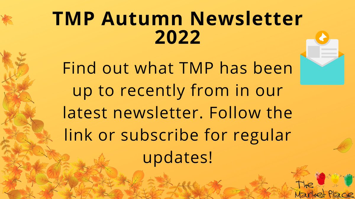 TMP Autumn Newsletter is ready to read! Find out the latest of what TMP has been up to:  mailchi.mp/09738eba4c86/t…

You can subscribe to regularly receive our newsletter via the link above or on our website themarketplaceleeds.org.uk 

#charityupdates #newsletter #thirdsectorleeds