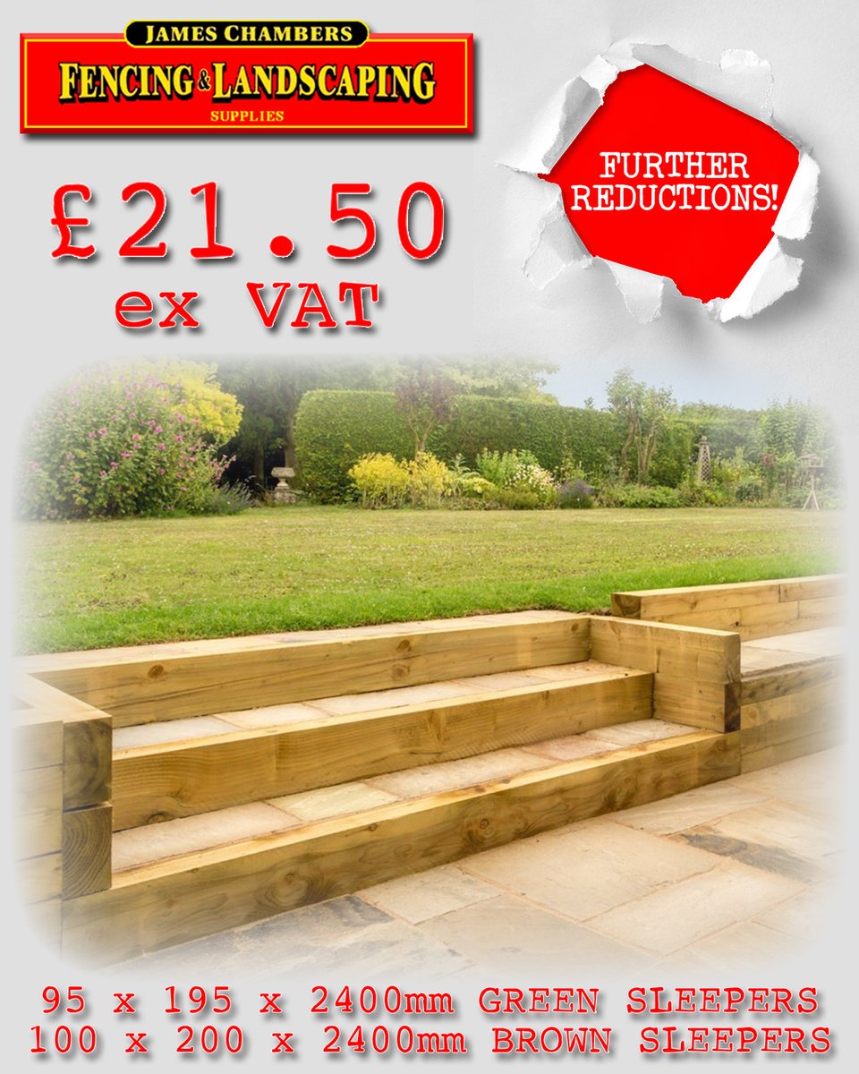 JamesChambersTM's tweet photo. #sleepers #sleepersforsale #timber #Treated #garden #landscaping https://t.co/WiHbfRWVeK