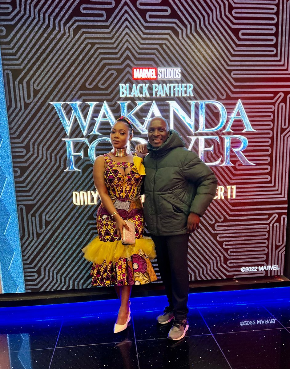 Cleo_icequeen's tweet photo. I had the privilege of being invited to the @1Xtra private screening of #BlackPantherWakandaForever
Thank you @djedu and @Elaka .
Proudly rocking my Zambian 🇿🇲 chitenge outfit by #house_of_vo 🤩
Makeup by me 🫠
What a great movie! who else is excited to see this amazing film? https://t.co/zGZyNfH5zA