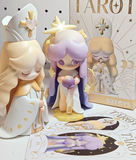 ไปสุ่มสิ่งนี้มาอีกแระ อ้าก ได้น้อง the star กับ the hierophant น่ารักมากๆๆๆ  