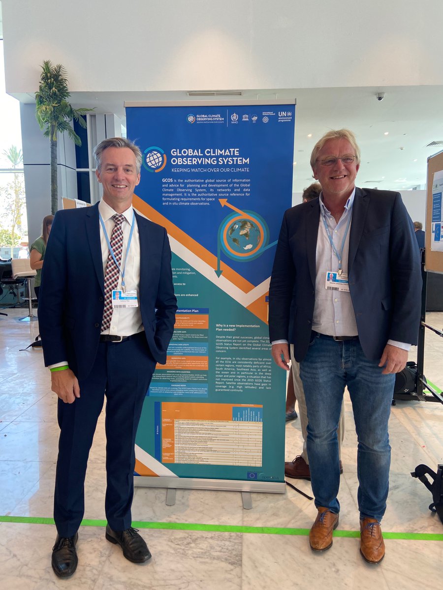 GCOS present at #COP27 today, GCOS Implementation Plan presented at Earth Information Day. Follow the event live now: unfccc.int/event/earth-in…  
<a href="/WMO/">World Meteorological Organization</a> 
<a href="/GOOSocean/">The Global Ocean Observing System (GOOS)</a>