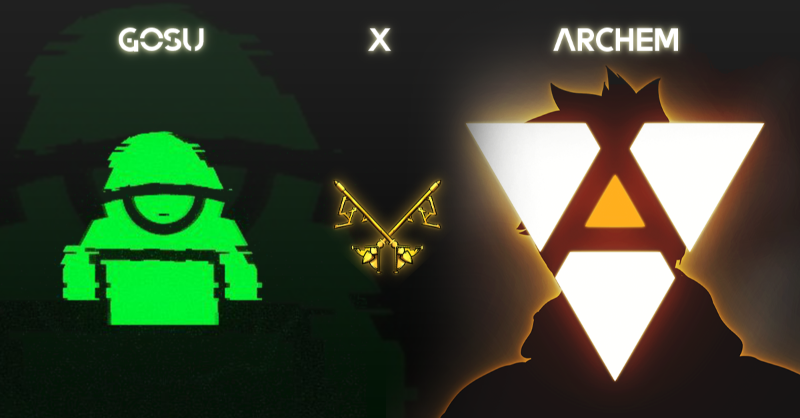 🤝 <a href="/GosuTools_/">Glitch</a> x <a href="/ArchemVerse/">ARCHΞM</a>

🛠️ GosuTools is a 𝗣𝗨𝗕𝗟𝗜𝗖 tool that charges 𝘮𝘪𝘯𝘪𝘮𝘢𝘭 𝘧𝘦𝘦𝘴 only per use on select features. 

│Archem will receive: 𝗱𝗶𝘀𝗰𝗼𝘂𝗻𝘁𝘀, 𝗲𝘅𝗰𝗹𝘂𝘀𝗶𝘃𝗲 𝗳𝗲𝗮𝘁𝘂𝗿𝗲𝘀 &amp; 𝗰𝗼-𝗺𝗮𝗿𝗸𝗲𝘁𝗶𝗻𝗴.
