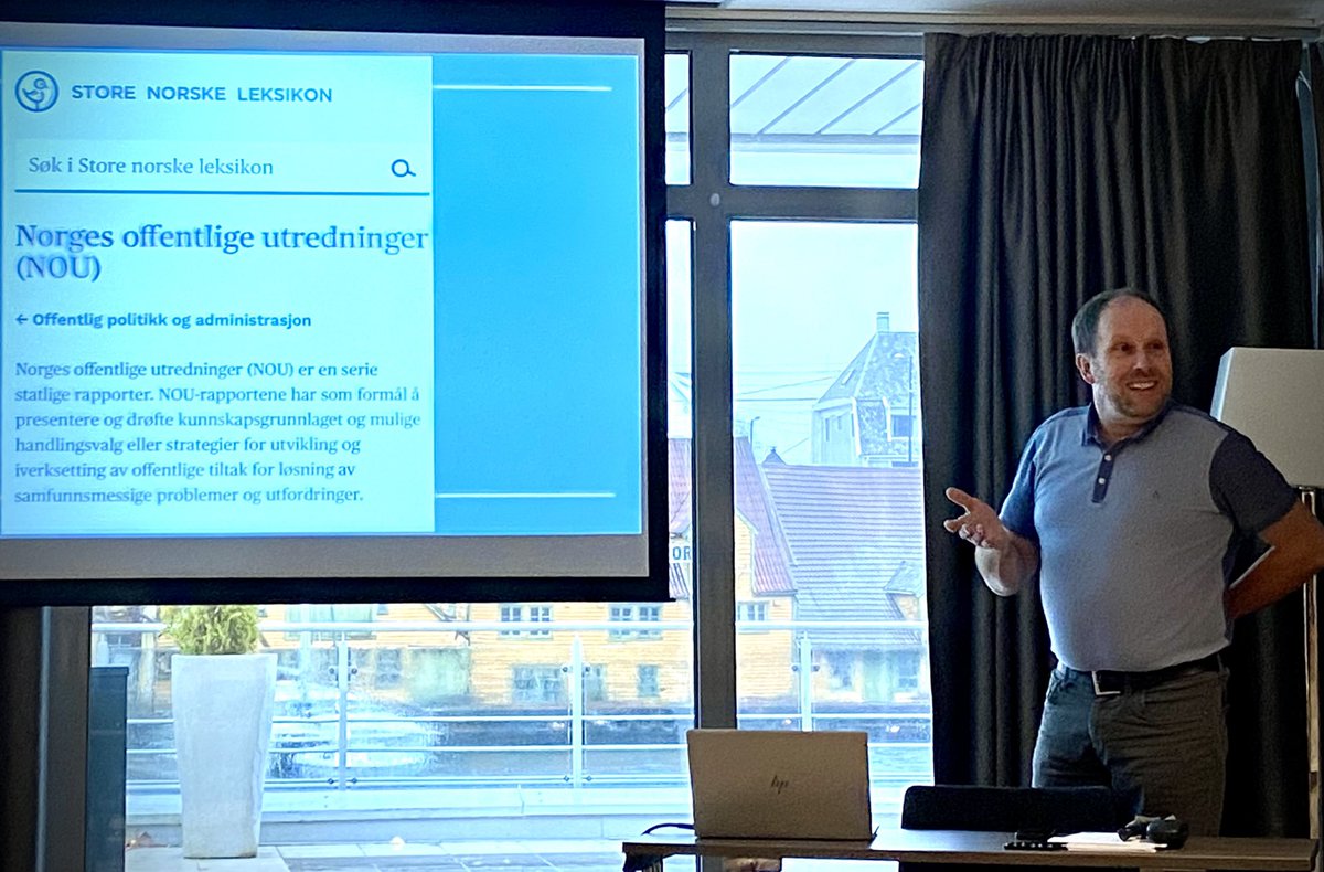 Thank you <a href="/fjordnorway/">Fjord Norway</a> for inviting us from Norsk hotellhøgskole, <a href="/UniStavanger/">Universitetet i Stavanger</a> to participate at the Rogaland’s tourism industry kick-off 2023 yesterday! <a href="/c_truls/">Truls Engström</a> 

#highereducation #competence #film #tourism