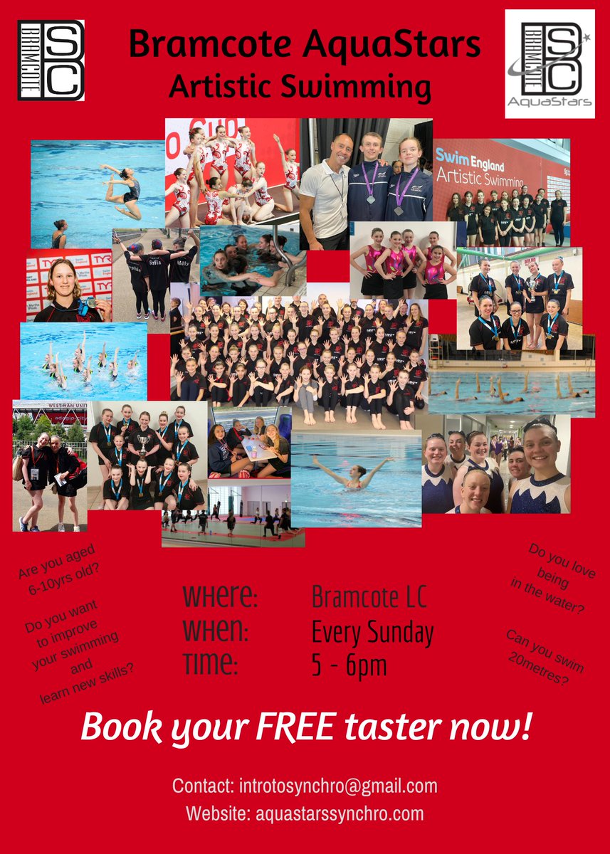 Come for a FREE taster to try Artistic Swimming in Nottingham! Book on via aquastarssynchro.com/how-to-join.ht…
<a href="/things_to_do/">Things to do Notts</a>