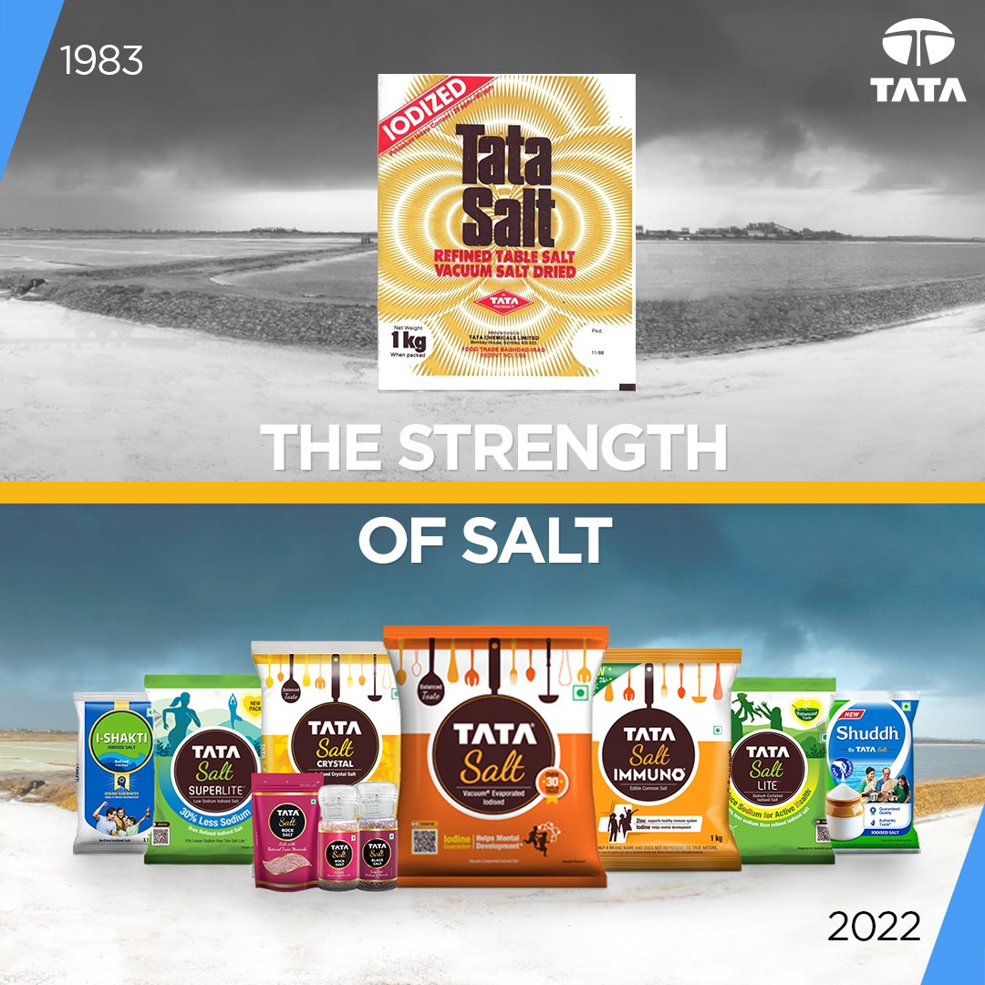 TataCompanies's tweet image. To look after the nation’s health, we introduced the nation’s salt. Watch how we make #DeshKaNamak – (youtu.be/hKkg6SM8bS4). 
#TataSalt #ThisIsTata