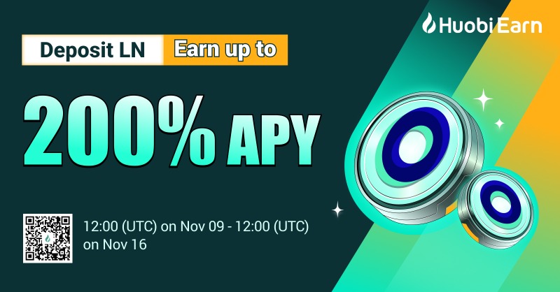 HTX_Global's tweet photo. 💰 Deposit $LN on #Huobi Earn
APY up to 200%!

Join now 👇  @LINEBC_Global