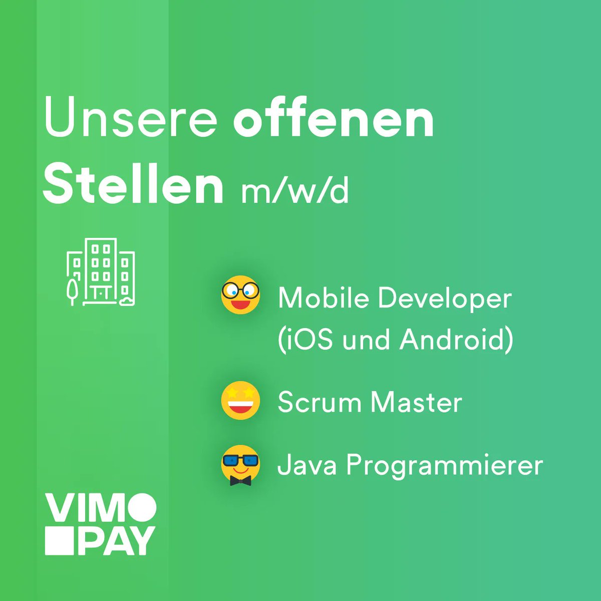 VIMpay's tweet photo. Bei #petaFuel &amp; #VIMpay handhaben wir die Dinge gerne anders: 🕺 😉
Unter dem Slogan "We Say Hello" kannst du uns einmal wöchentlich unverbindlich kennenlernen! 
Wir haben dein Interesse geweckt? Hier gibt es noch mehr Infos : 👉 https://t.co/1AT6XzwF7D

#karriere #wesayhello https://t.co/CXYotG5UQB