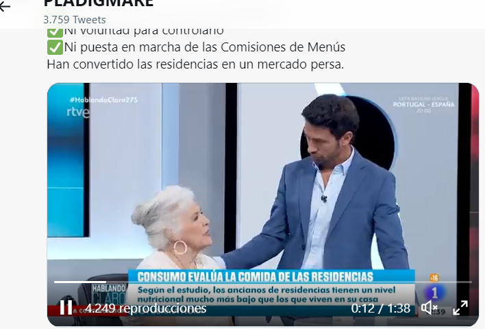‼️ Condenada la CM por su inactividad en las Residencias de Mayores (Usera) por el Juzg. nº 29 de lo Cont-Adtvo.
✅Desde el año 2011 reclamando un menú adaptado a su intolerancia.
✅La CM incapaz de obligar a DOMUSVI a facilitárselo o cómplice de la inacción de la empresa?