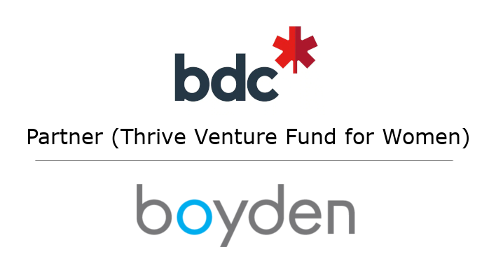 Boyden has partnered w/ #BDC in the recruitment of a Partner (Thrive Venture Fund for Women). Learn more here >> boyden.com/canada/opportu…