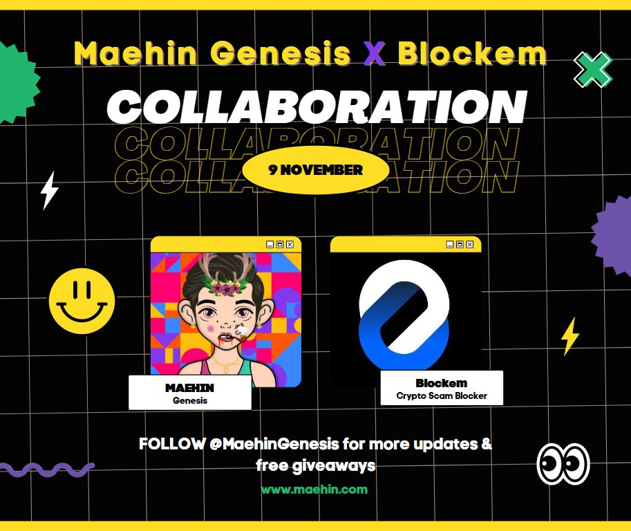 We've collaborated with Blockem to have MASSIVE news! 🎉

Blockem profiles are a web3 social media platform. Use them to “Express Your Web3 Self! 🎨

(You can like, follow, upvote, see top trader’s trades &amp; more!)
Search up your profile &amp; claim it at blockem.io/profile

#nft