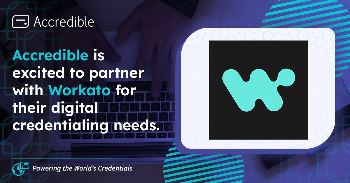 Accredible is excited to partner with <a href="/Workato/">Workato</a> to bring digital credentials to their learners!