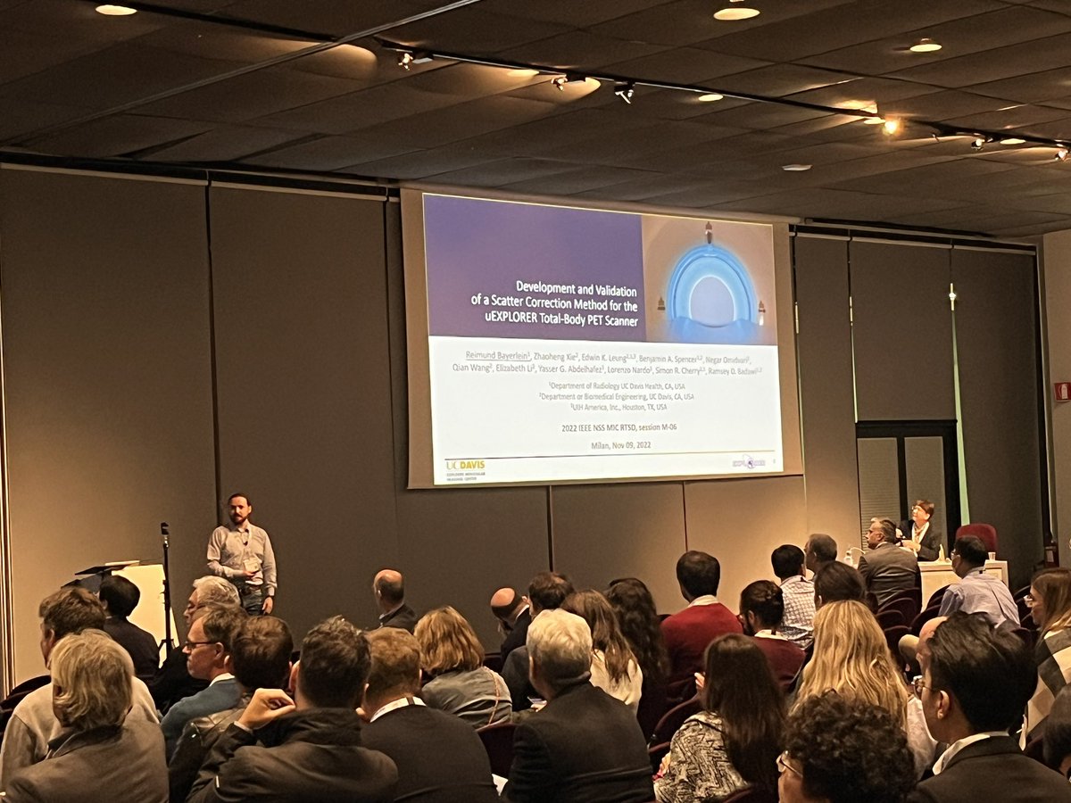 Simon Cherry (@simonrcherry) on Twitter photo Excited that IEEE NSS/MIC conference is back in person! Great to see so many friends and colleagues again. Here is our own Reimund Bayerlein presenting on EXPLORER. <a href="/TotalBodyPET/">UC Davis EXPLORER</a> <a href="/UCDRadiology/">UCDRadiology</a> Excited that IEEE NSS/MIC conference is back in person! Great to see so many friends and colleagues again. Here is our own Reimund Bayerlein presenting on EXPLORER. <a href="/TotalBodyPET/">UC Davis EXPLORER</a> <a href="/UCDRadiology/">UCDRadiology</a>