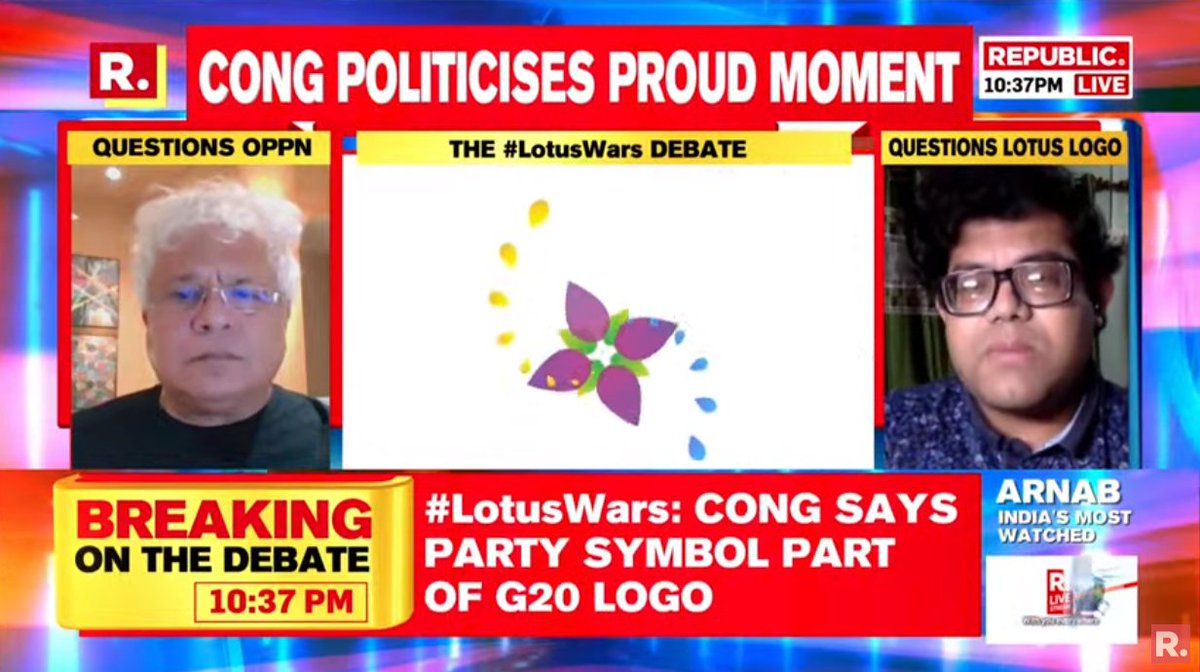 republic's tweet photo. #LotusWars | The objection is the BJP has this habit of politicising everything. Why this image of their election symbol on this platform?: Nilanjan Das, Political Analyst https://t.co/0y9gKwmhPq https://t.co/Dg2dOP7S2O