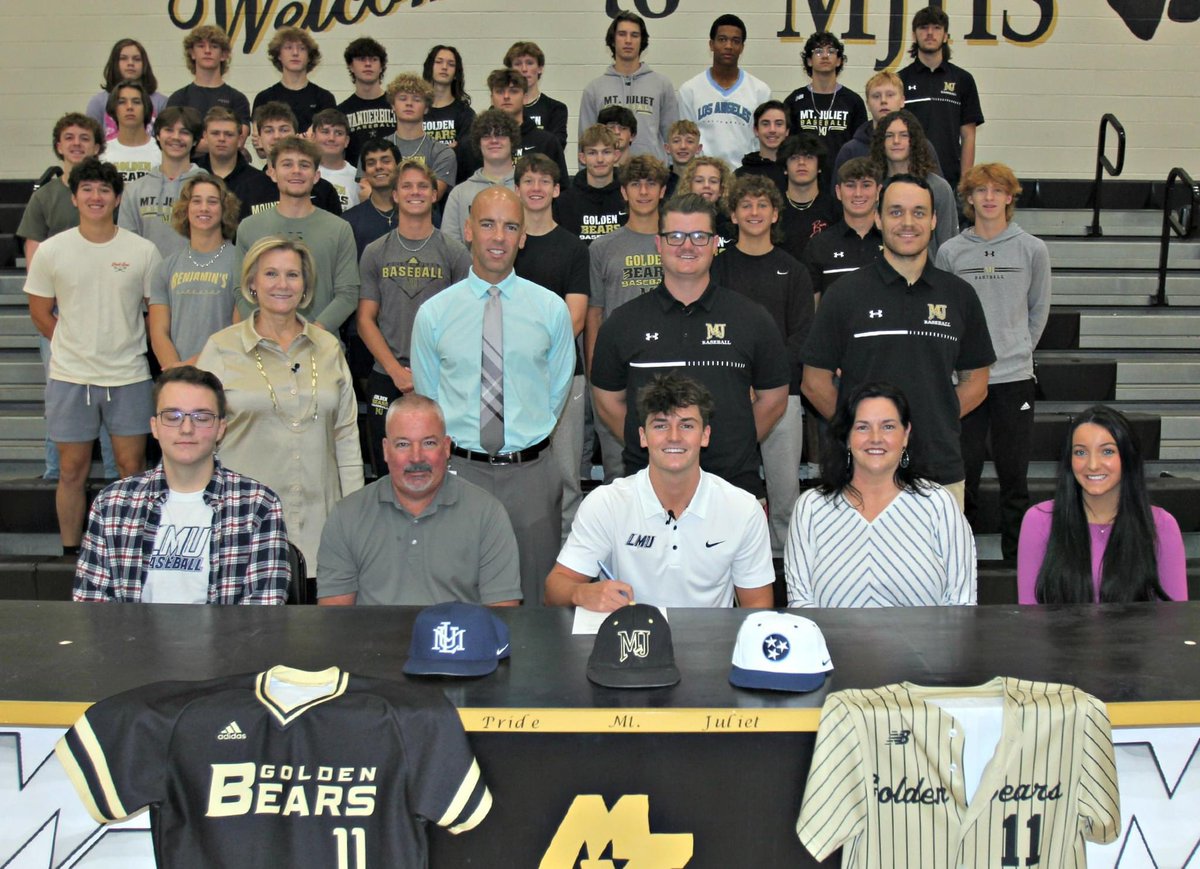 Congratulations to our guy <a href="/keatonr1919/">Keaton Reese</a> for signing with Lincoln Memorial University today!! We are extremely proud of you!! #GoldenBearsBaseball