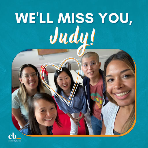 Dr. Judy Lee left CuriosityBased last week for a new opportunity. We are sad for us and excited for her! Now when we want to remember Judy, we can watch this Instagram reel, featuring her acting debut. 

Watch here: instagram.com/reel/CkkcICVDO…

#newopportunities #growth