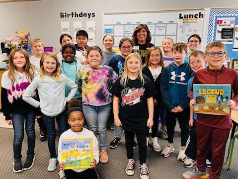SEPSchools's tweet photo. It's National Literacy Month, so @sep_delaware has guest speakers reading to different classes, sharing their love of books and reading. 

"Walter the Farting Dog," was a fun, interactive book! And "The Magical Yet" got rave reviews!  #1SEP #OutstandingSEP https://t.co/nmFdKBOf58