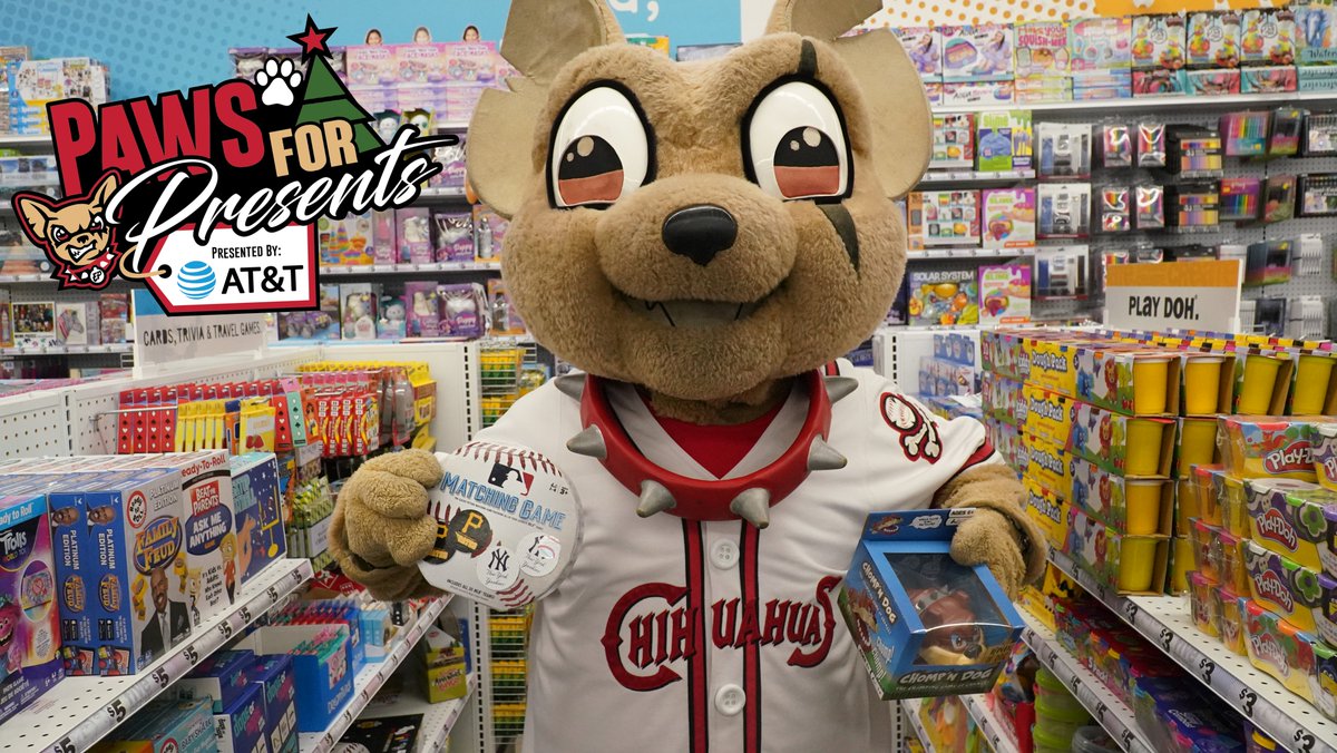 epchihuahuas's tweet image. Chico&apos;s Paws for Presents, presented by @ATT, is back for 2022!

All Donations will go towards the purchase of a gift for a child. With your minimum donation of $5, you&apos;ll be entered to win a GRAND PRIZE!

To Donate: bit.ly/2022Paws4Prese…
More details to come.