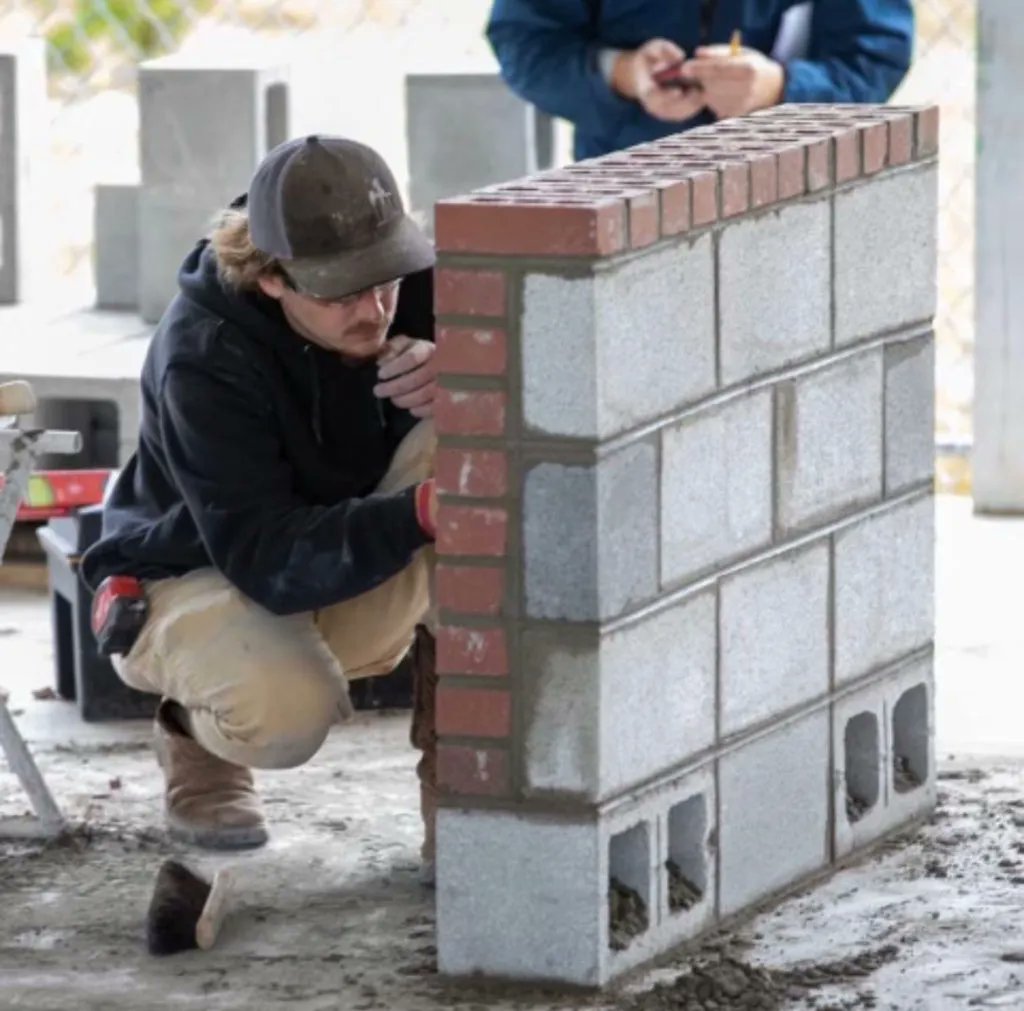 MasonryMagazine's tweet photo. #MASONRYmagazine sat down with Chris Parker, 2022 @SkillsUSA's Level 2 1st Place Winner. Chris found his passion for masonry through his high school class and teacher. He continues to work in the industry and gain experience in his apprenticeship. Click https://t.co/XkzrmbTUGp. https://t.co/4KcKSrApnw