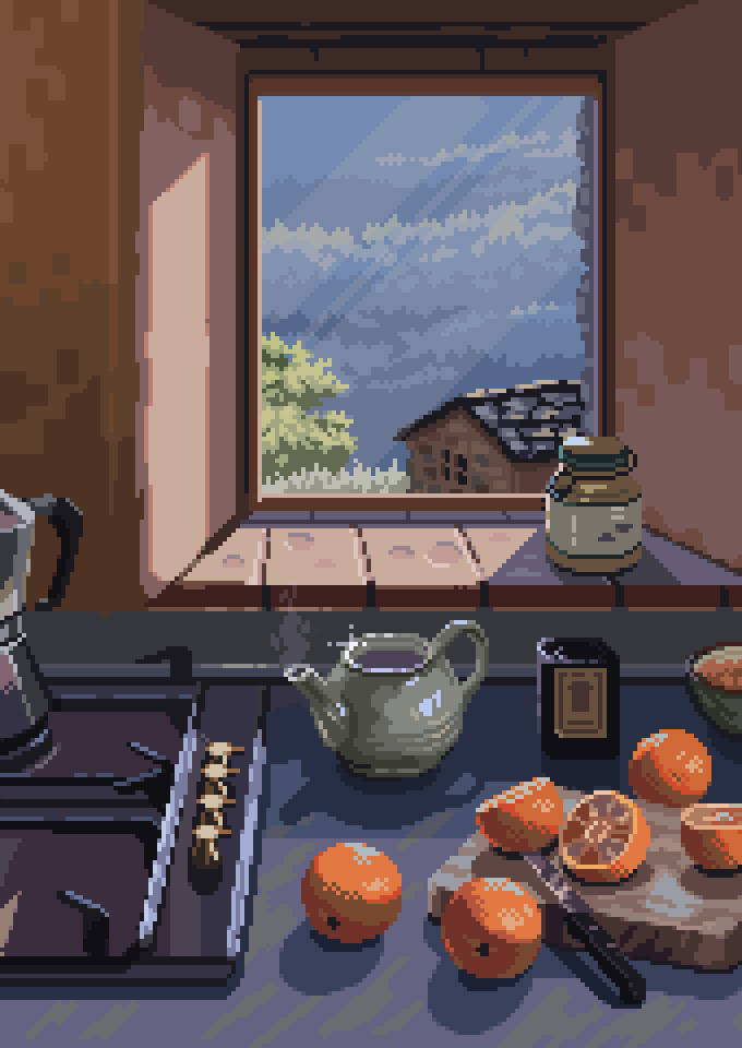 PixelArtJourney's tweet photo. Hi #artistsontwitter ! I mostly draw pixel scenes but also like drawing icons and other stuff from time to time 🥰 https://t.co/xsHIxO92A5