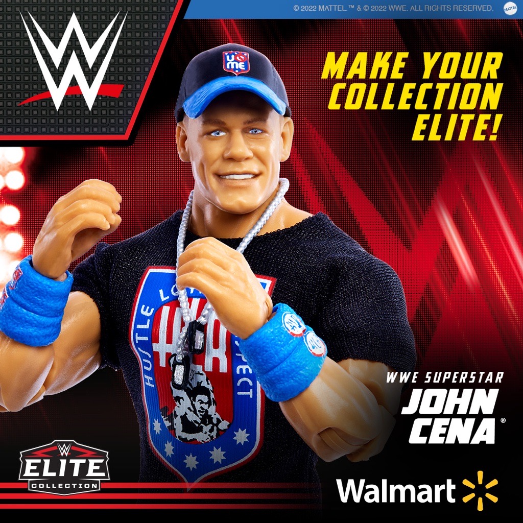 Make your collection Elite with @WWE Superstar John Cena at @Walmart! bit.ly/3fRjiZr